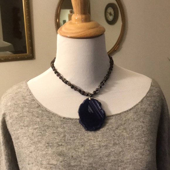 Vince Cashmere Sweater Gray Orange Colorblock - Picture 4 of 7